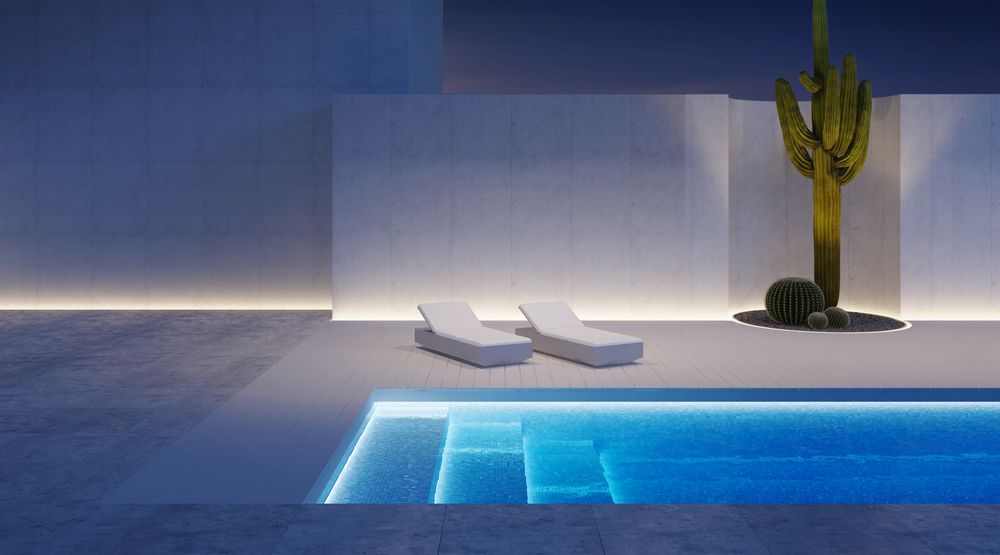 Swimming pool deals lighting design